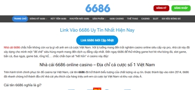 6686 - Nhà cái cá cược trực tuyến hàng đầu Việt Nam